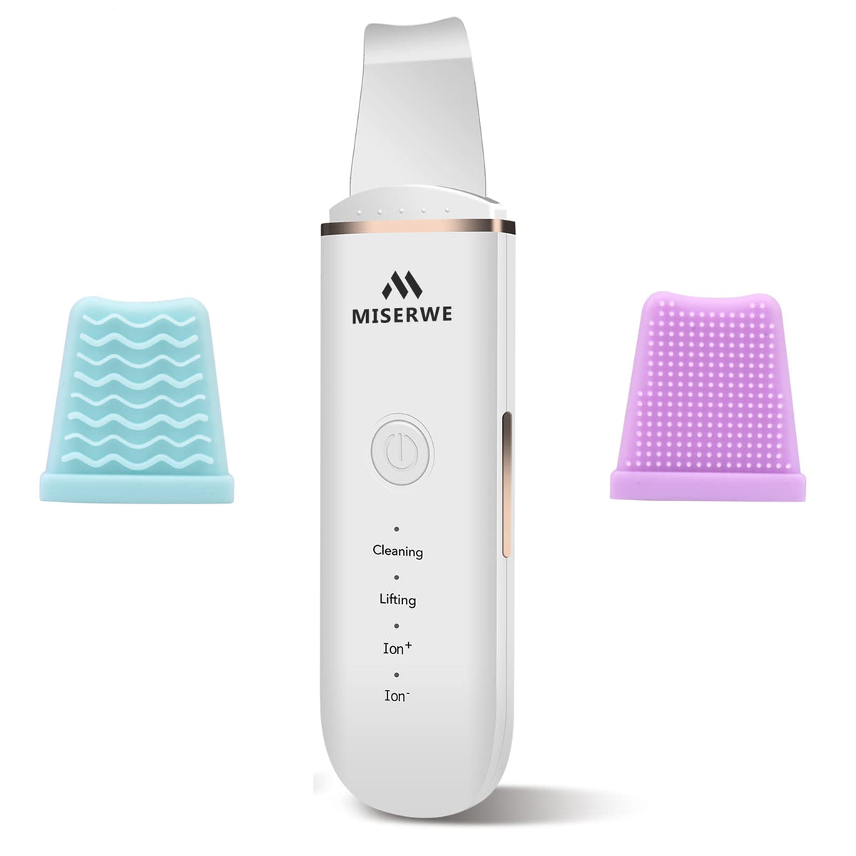 MISERWE before and after pore focus illustrating clearer-looking skin appearance
