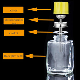Misforu side view with ruler for scale, compact 180ml capacity visible
