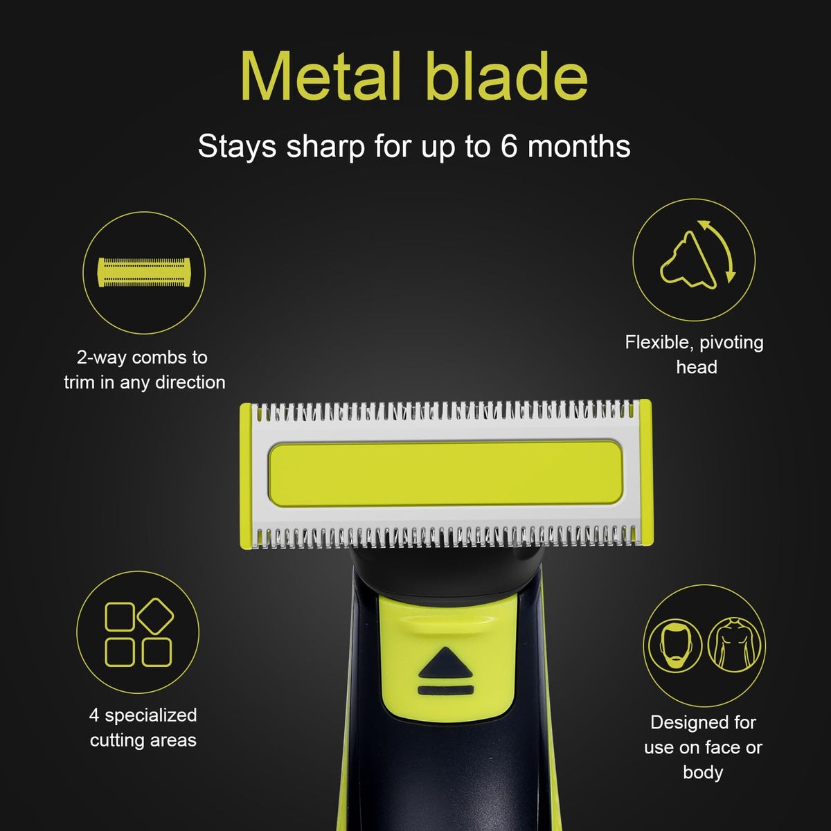 MISHAVE close detail of comb teeth showing skin protection benefit