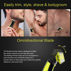 MISHAVE head next to a coin showing compact size and travel convenience benefit