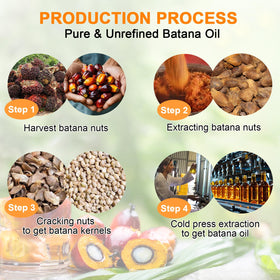 MISICH batana kernel ingredients display highlighting natural sourcing benefit