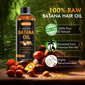 MISICH pouring pure batana oil close-up showing rich texture benefit