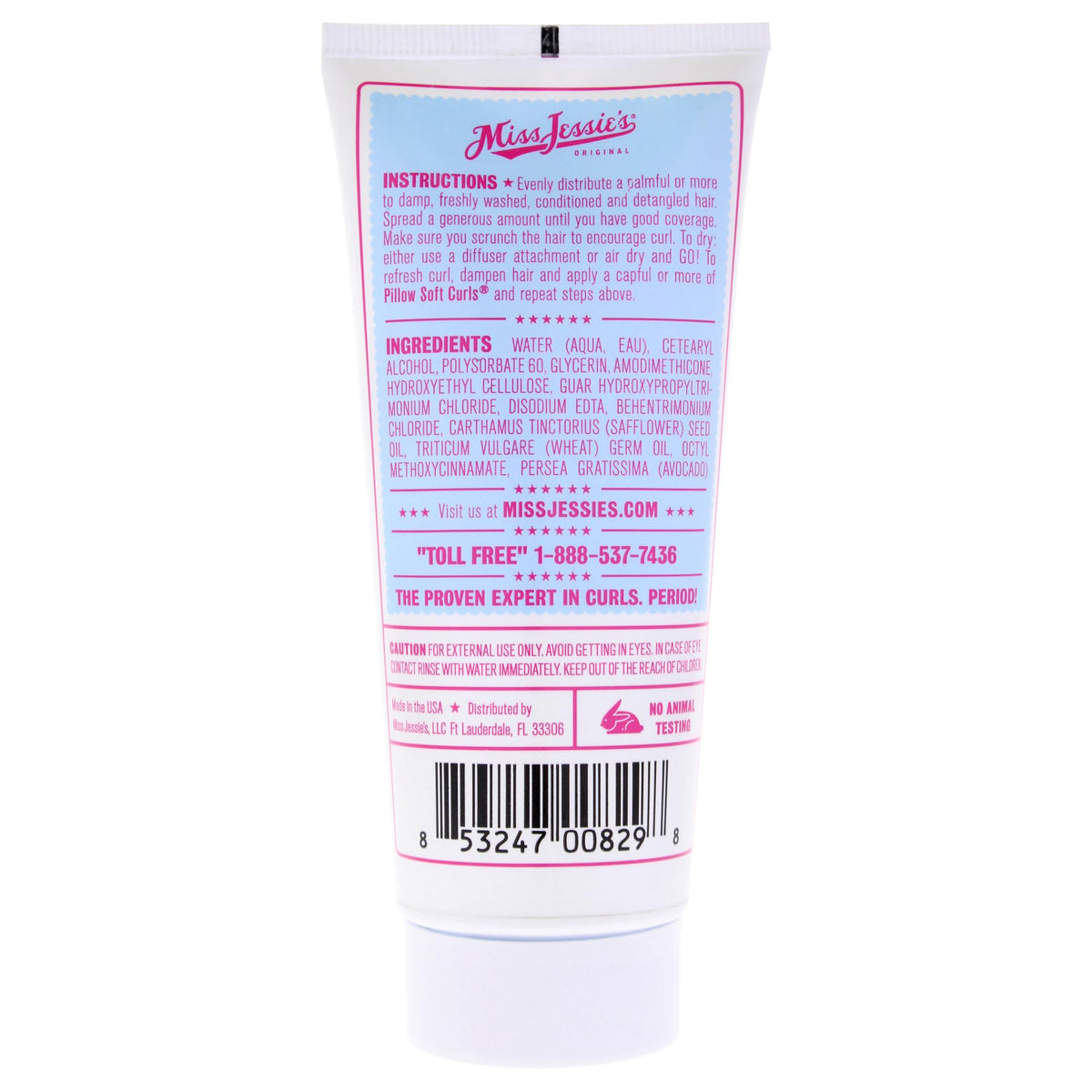 Miss Jessie's lotion texture close-up illustrating lightweight, touchable curl control