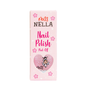 MISS NELLA peeling polish off easily to show gentle removal benefit