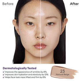MISSHA applied with fingers blending for natural seamless coverage