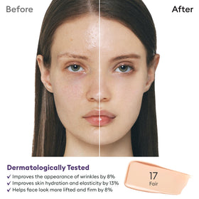 MISSHA fingertip spreading BB cream demonstrating effortless application