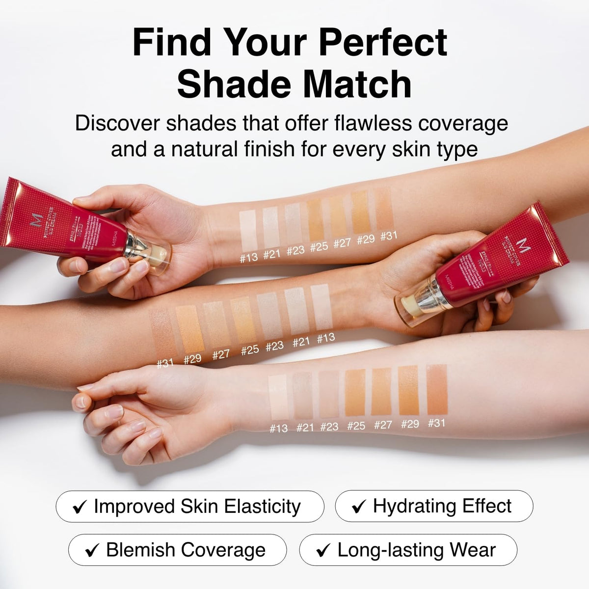 MISSHA application in daylight from makeup bag illustrating everyday use
