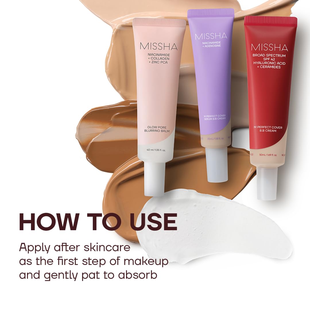 MISSHA label detail highlighting ingredients and nourishing formula transparency