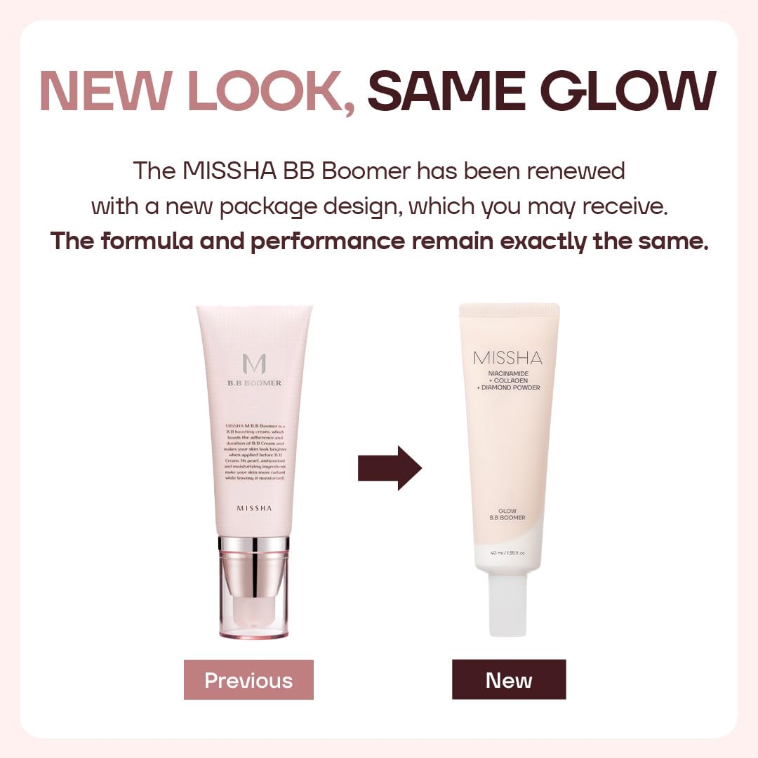 MISSHA primer mixed with BB cream showing customizable glow and seamless fusion