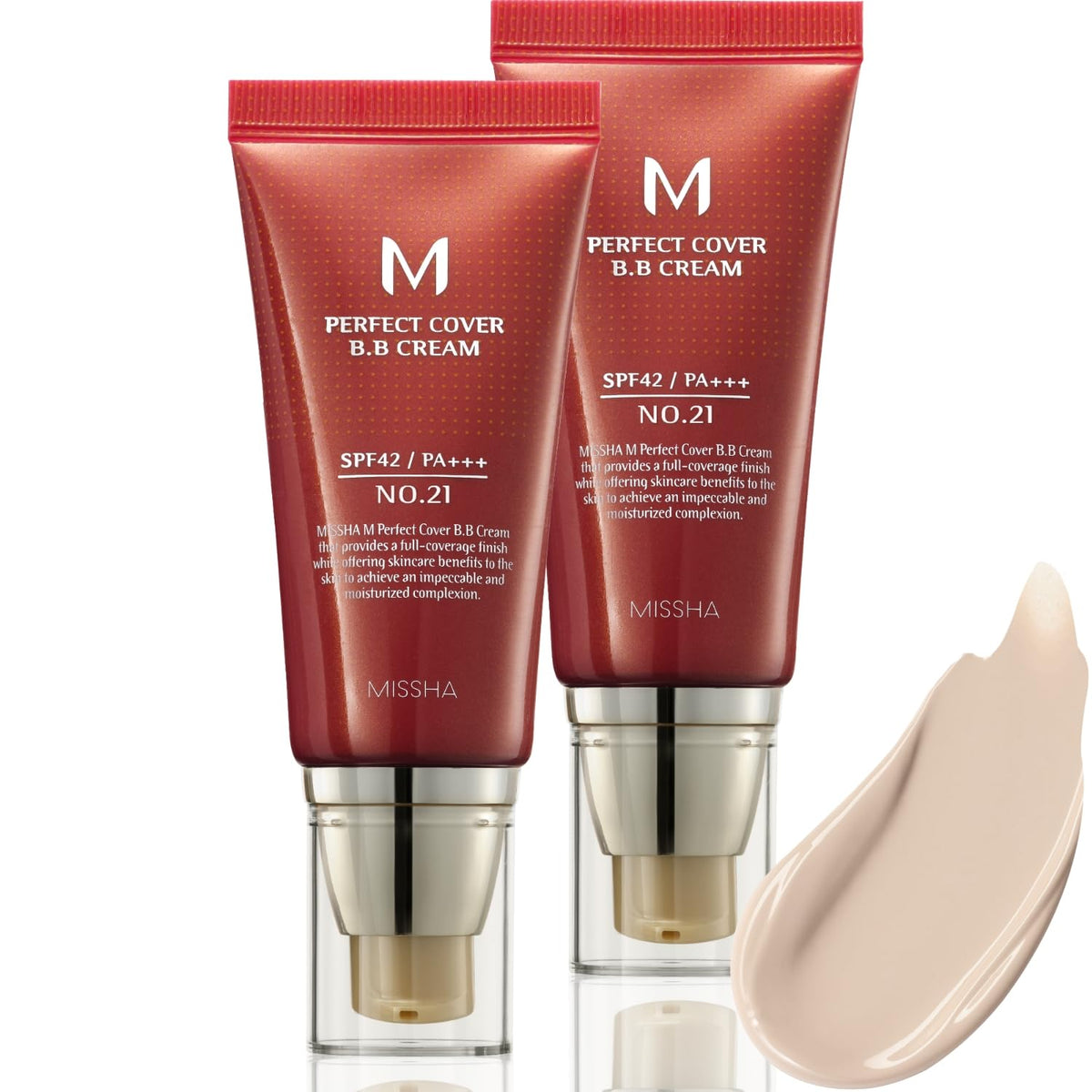 MISSHA front packaging showing product tube and label, easy identification benefit