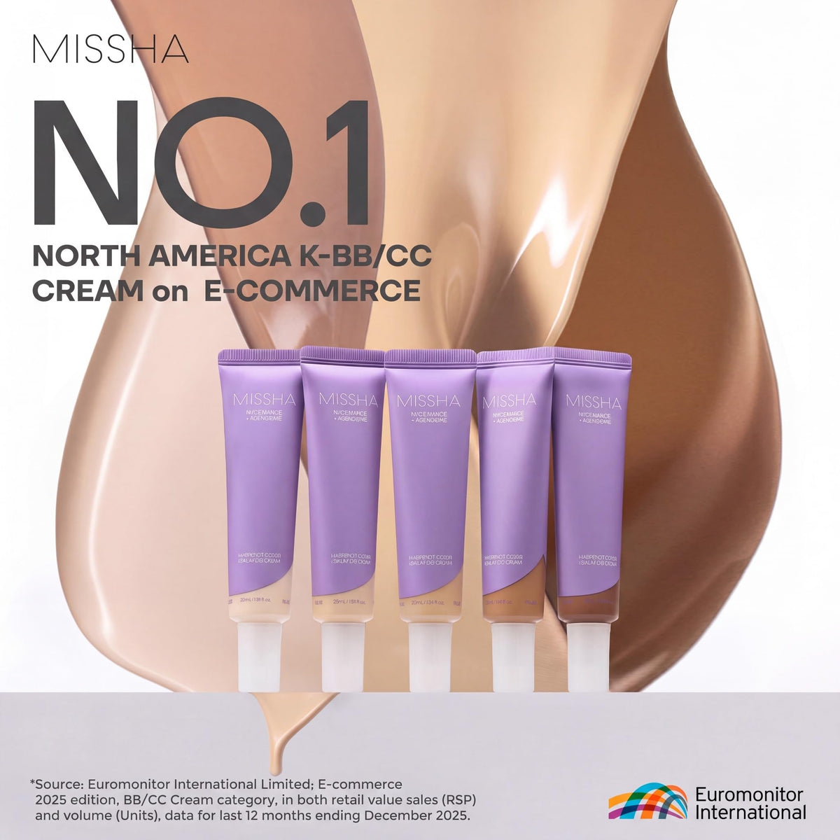 MISSHA pump dispensing serum BB texture, highlights smooth blendability