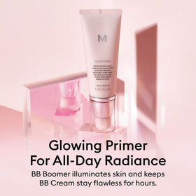 MISSHA products held in hand to show compact size and travel convenience