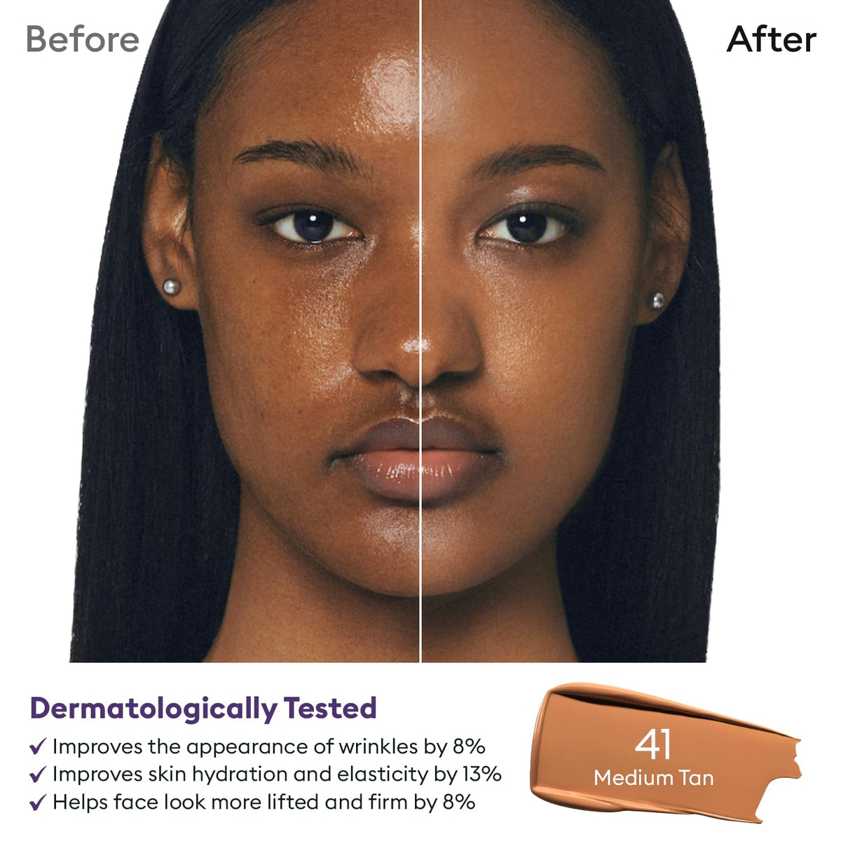 MISSHA serum texture drop on skin showing lightweight, blendable finish