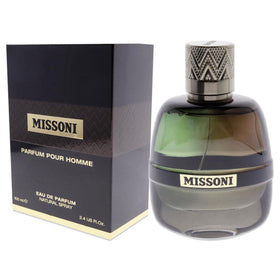 Missoni close-up of woody notes theme emphasizing warm base notes