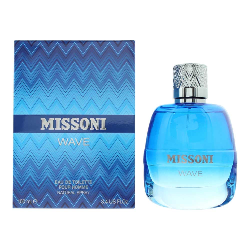Missoni bottle front view showing sleek design and daily-wear appeal