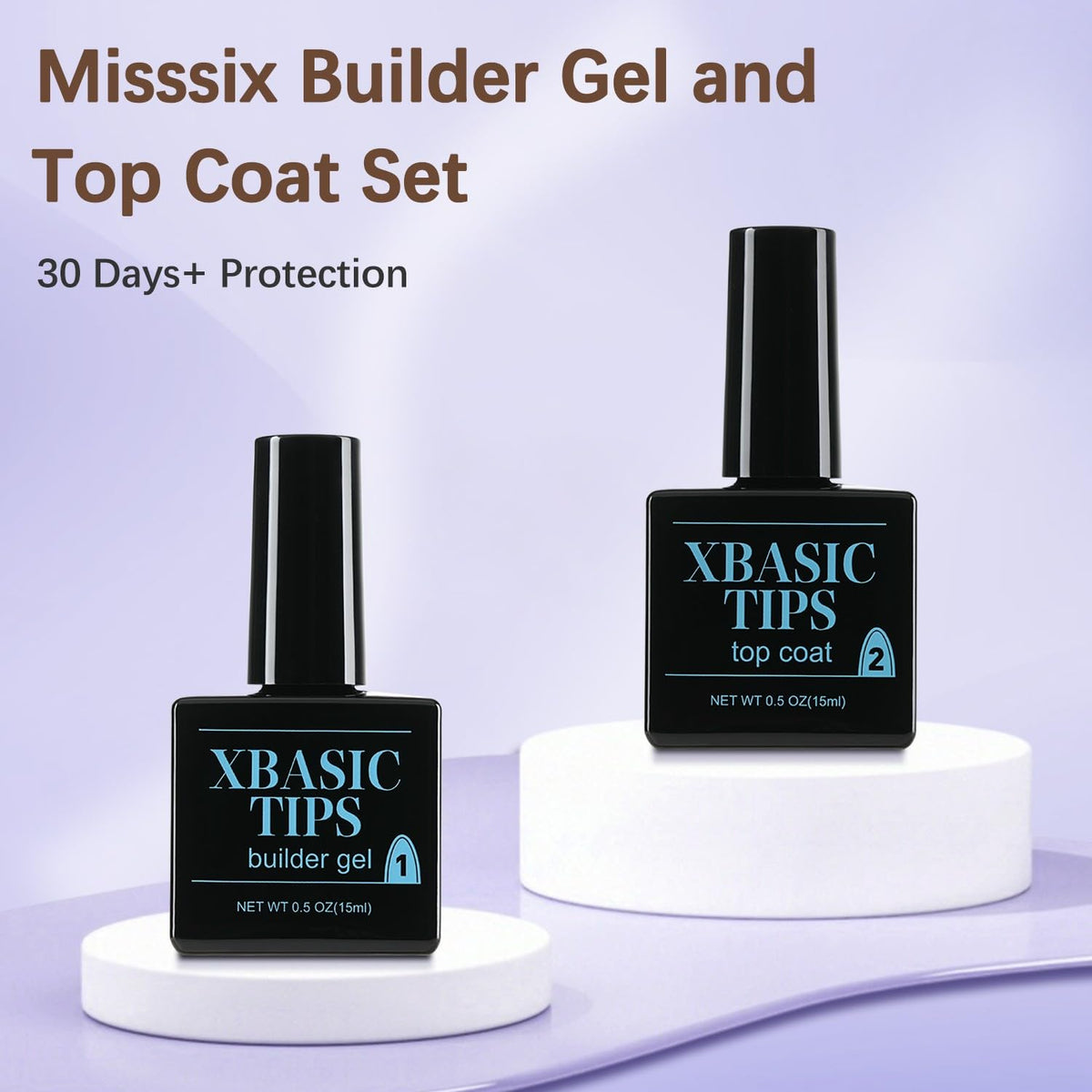 Misssix close-up texture of builder gel demonstrating smooth spreadability and strength