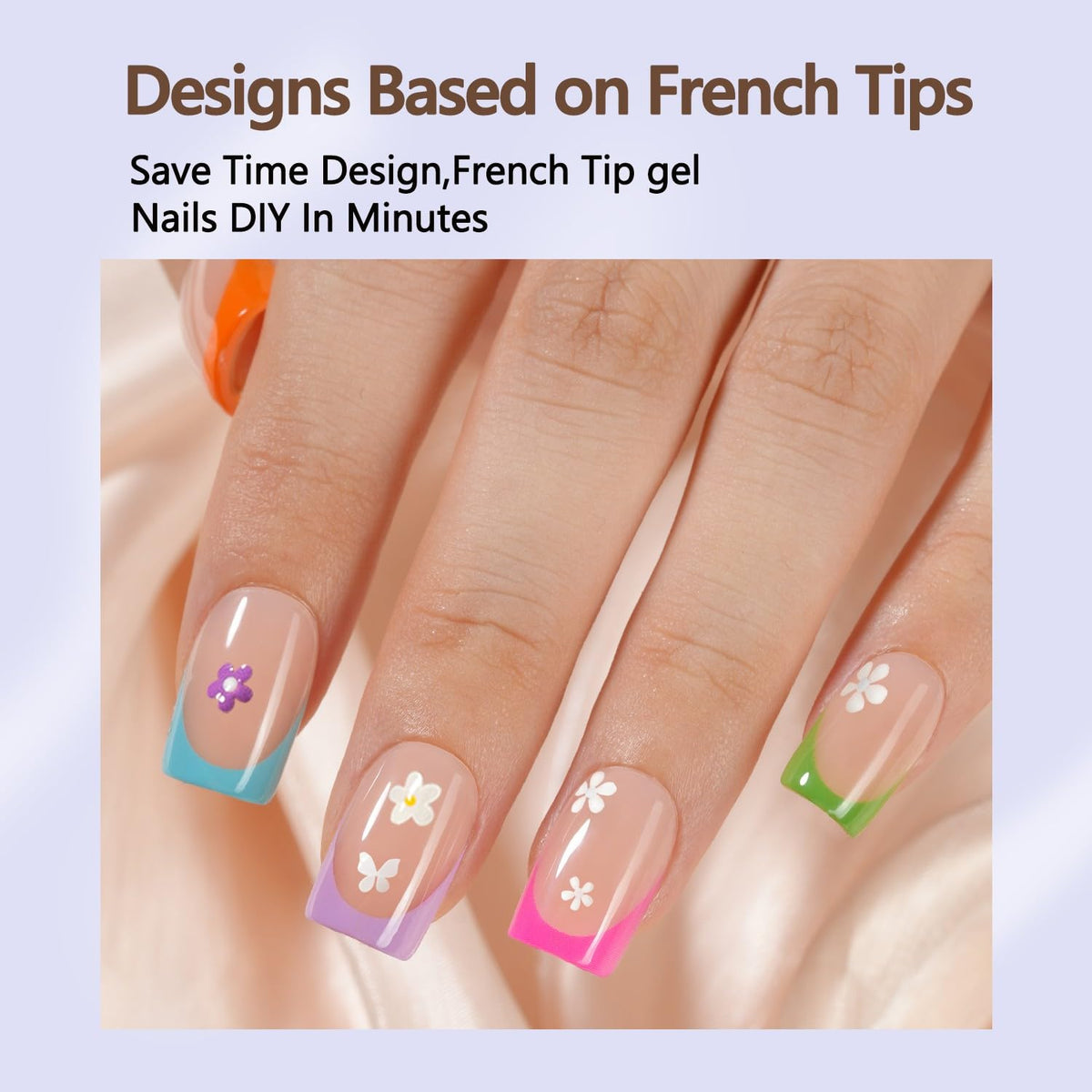 Misssix finished French manicure lifestyle shot showcasing polished natural look