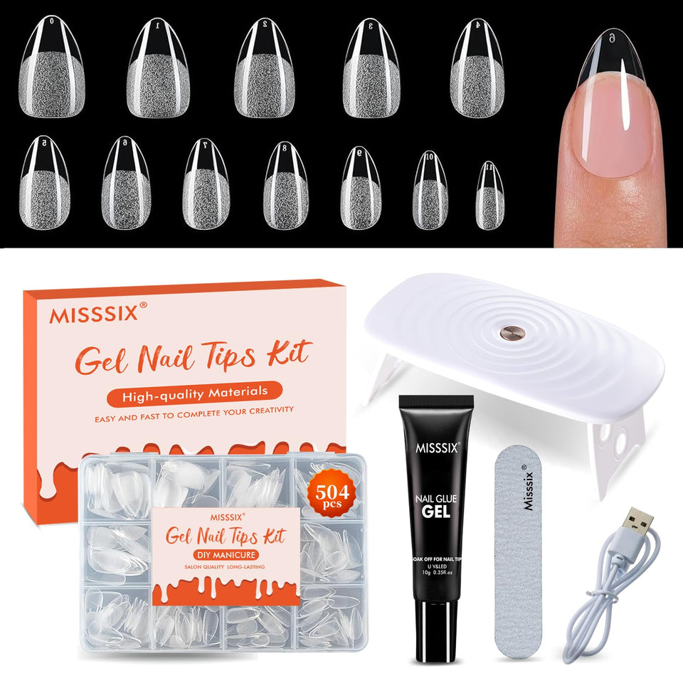 Misssix front packaging showing full kit and contents for easy at-home nails