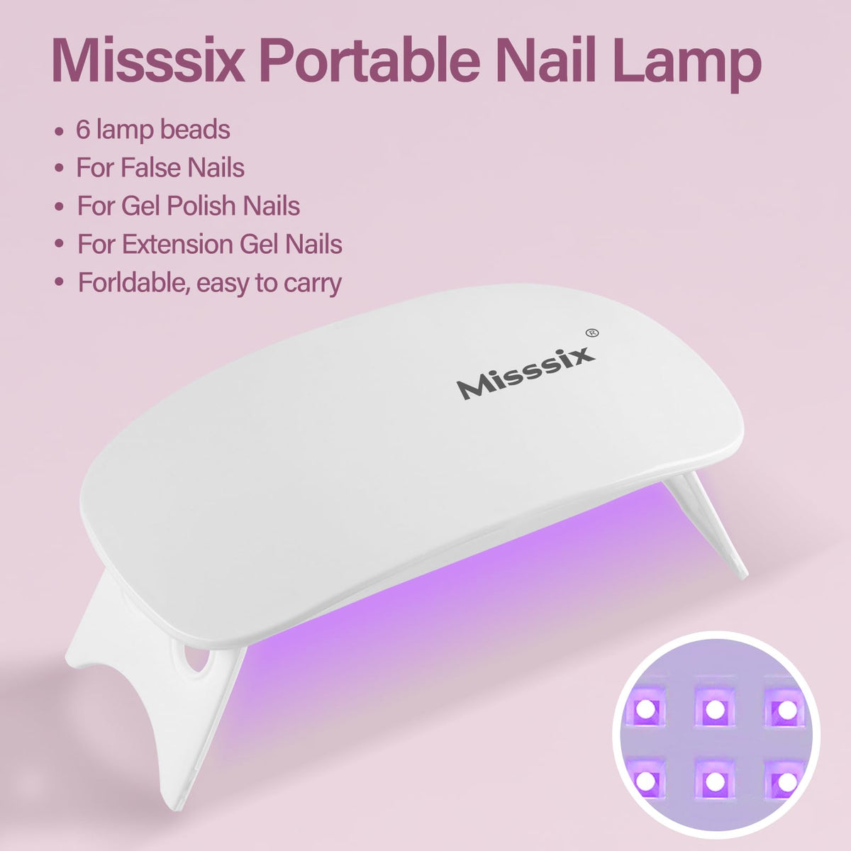 Misssix full set of 216 tips laid out for variety and extras