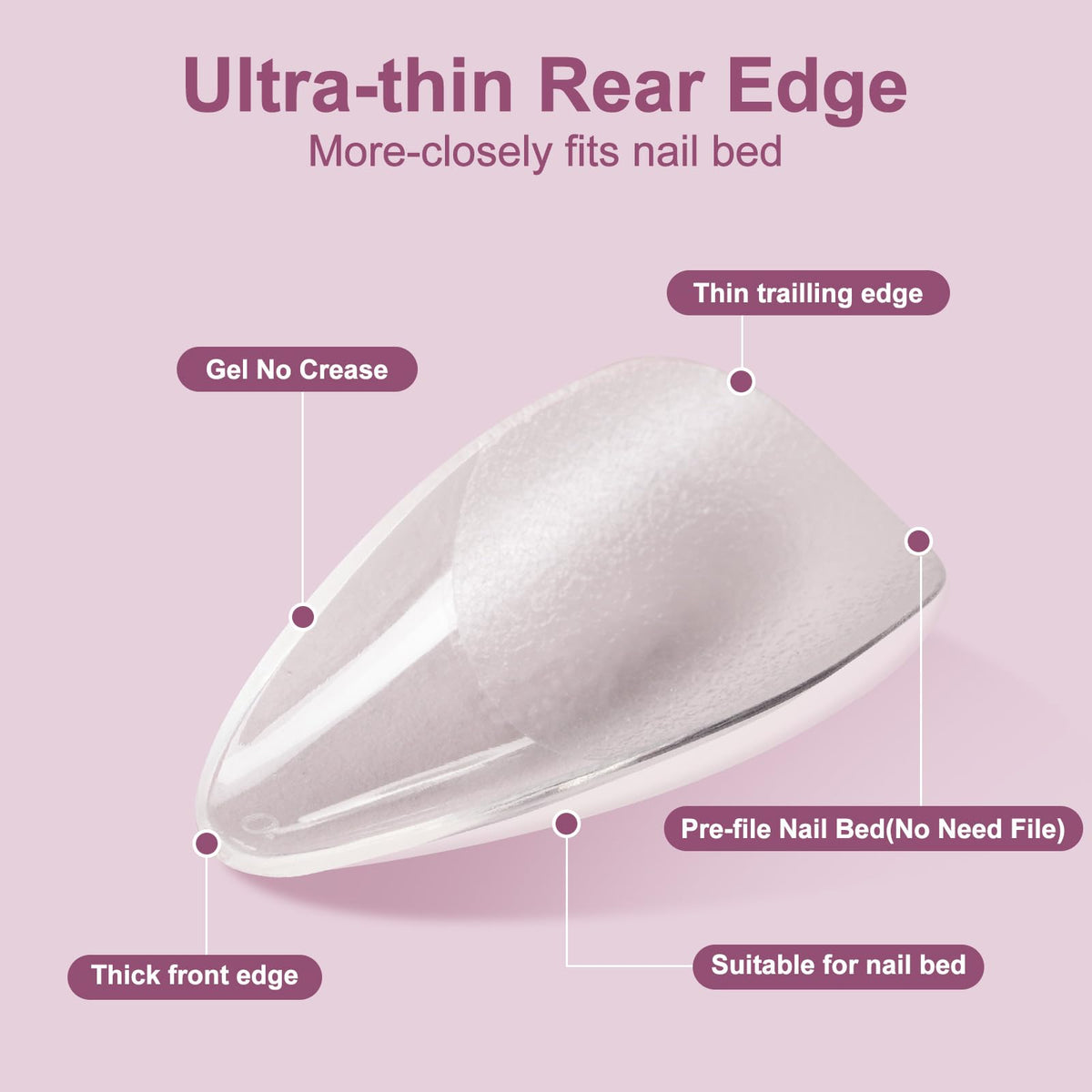 Misssix compact UV/LED lamp included for quick curing benefit