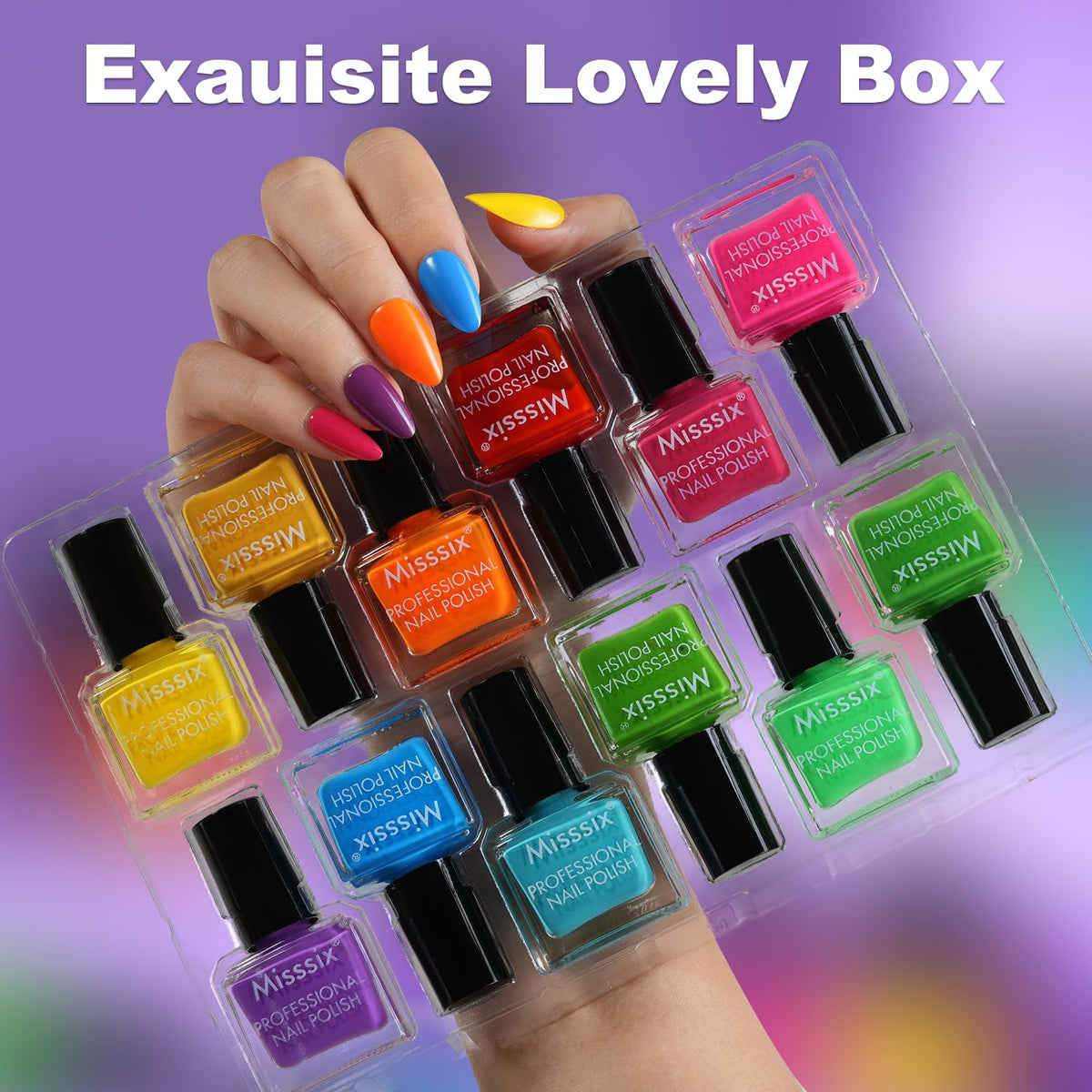 Misssix manicure in lifestyle setting demonstrating versatile party and daily looks