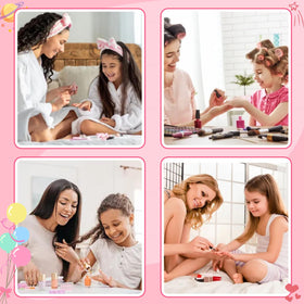 Misssix nails in a party setting, highlighting fun dress-up benefits