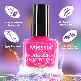 Misssix bottle label close-up highlighting brand and shade information