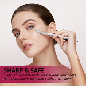 Mistfree twelve refill blades arranged neatly demonstrating long-lasting replacement supply