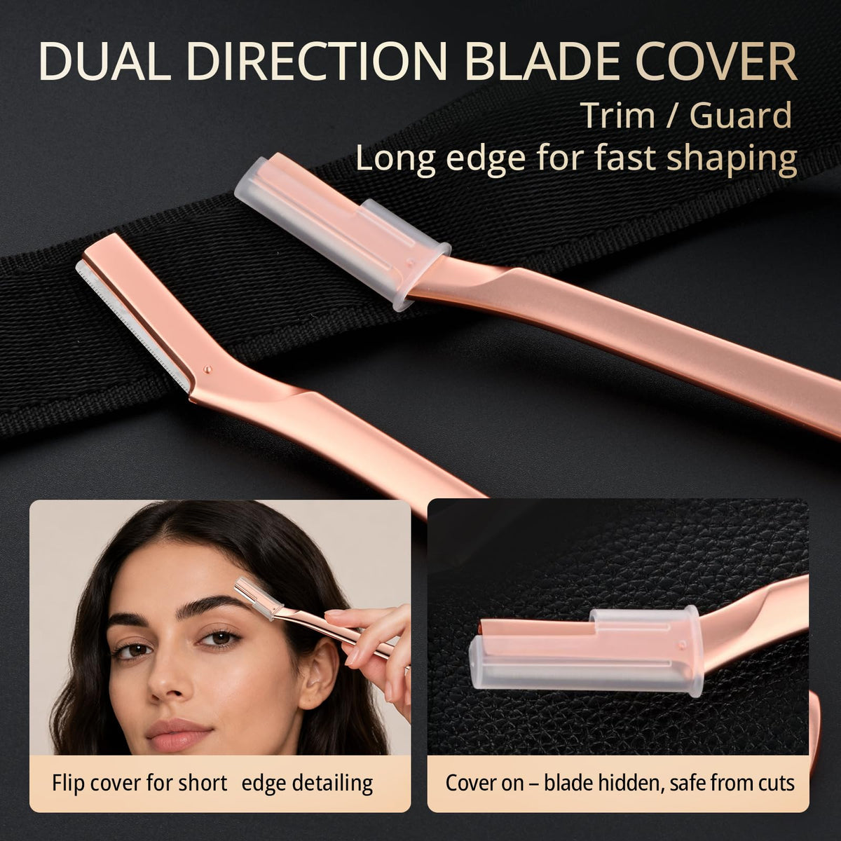 Mistfree zinc-alloy handle texture highlighting stable, comfortable control
