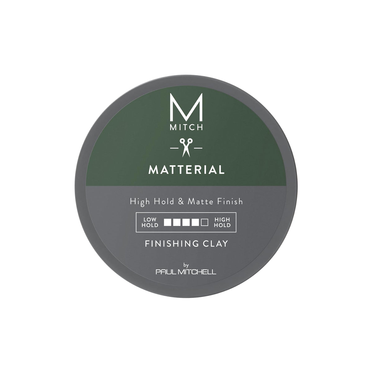 MITCH front jar showing product and clear branding with high hold benefit