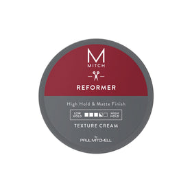 MITCH front jar showing product label and matte styling benefit