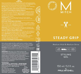 MITCH steady grip held in hand to show 5.1 fl oz scale and portability