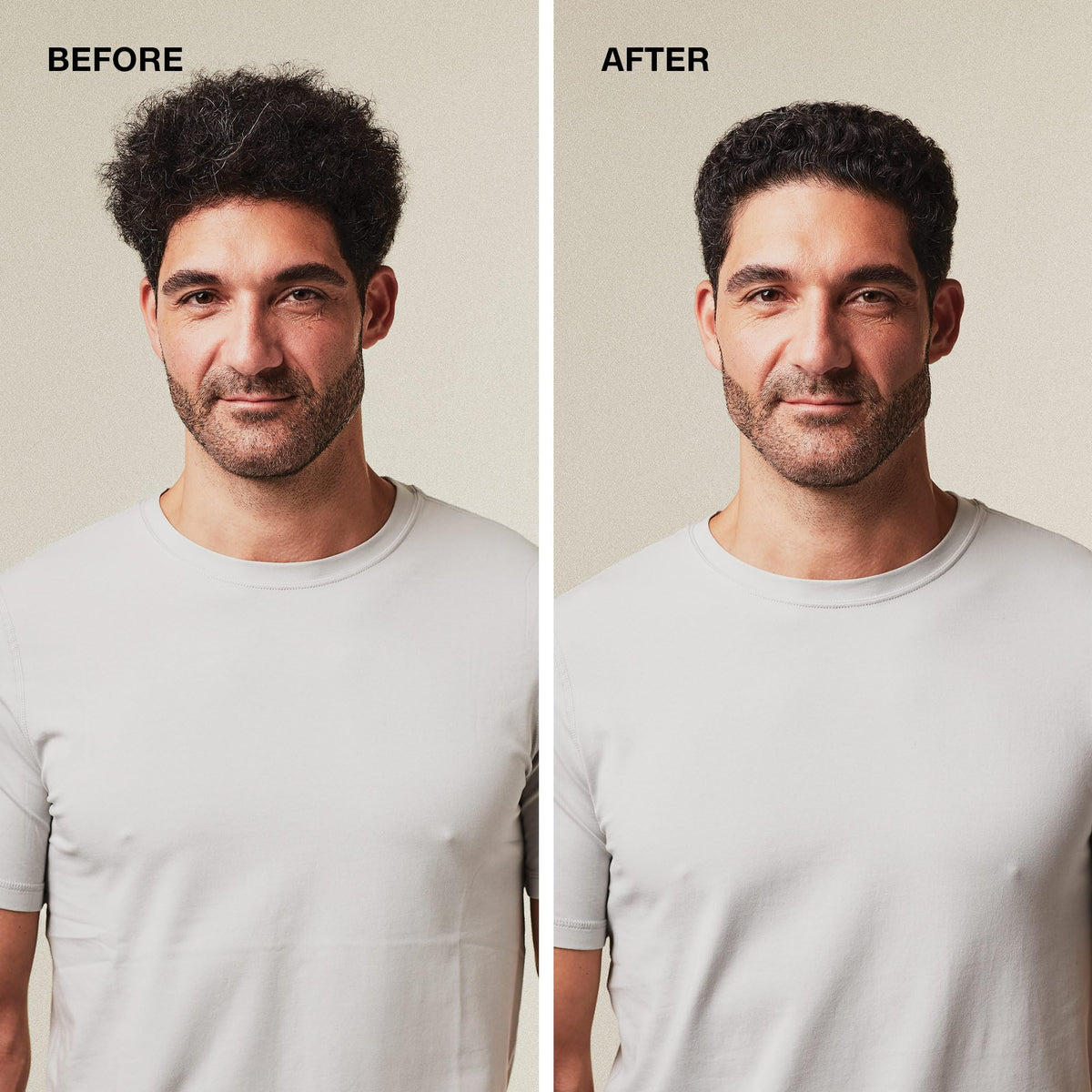 MITCH steady grip before and after styling showing fuller appearance