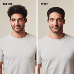 MITCH steady grip before and after styling showing fuller appearance
