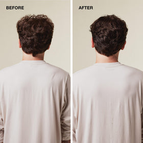 MITCH styled hair on model showing textured, piecey finish and long‑lasting hold benefit