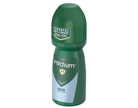 Mitchum two-pack display highlighting value and extended supply benefit