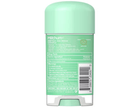 Mitchum clear gel texture close-up illustrating smooth easy application