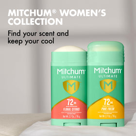 Applying Mitchum underarm for long-lasting freshness during activity
