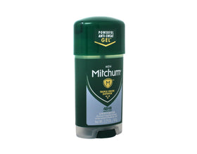 Mitchum label close-up showing directions and active wetness protection