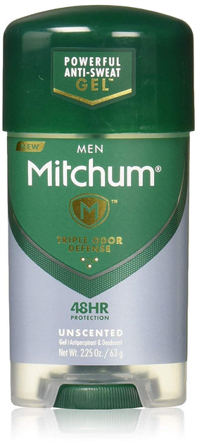 Mitchum deodorant inside gym bag highlighting grab-and-go reliability