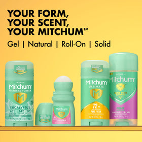 Mitchum on a bathroom counter illustrating daily grooming routine