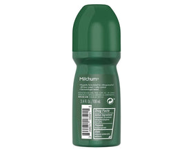 Mitchum roll-on applied to underarm demonstrating even coverage benefit