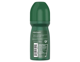 Mitchum clear formula texture detail highlighting quick-drying, no-residue finish