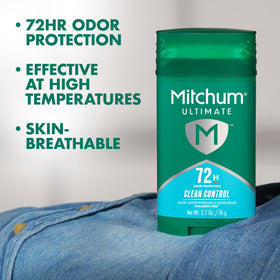Mitchum close-up of stick texture highlighting smooth glide