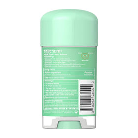Woman applying Mitchum clear gel underarm for long-lasting odor protection