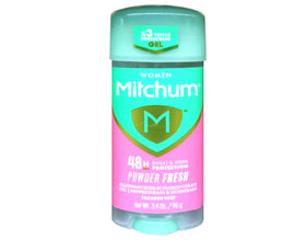 Mitchum clear gel texture close-up demonstrating smooth non-staining application