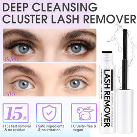 Miuffue application in use with tweezer positioning lashes for accuracy