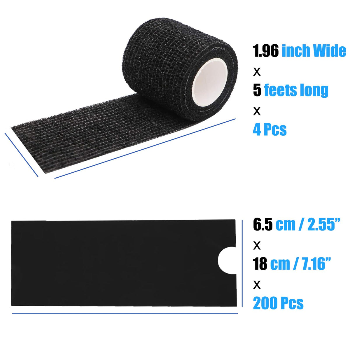 MIUXIA single grip tape roll unspooled showing elastic breathable fabric for steady grip
