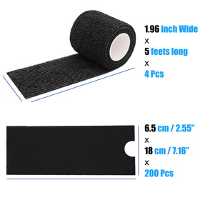 MIUXIA single grip tape roll unspooled showing elastic breathable fabric for steady grip
