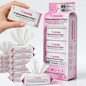 mivida front packaging showing compact travel pack and brand benefit